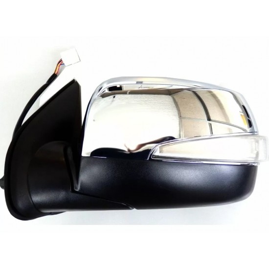 ΚΑΘΡΕΠΤΗΣ ISUZU DMAX '07-'11 ΗΛΕΚΤΡΙΚΟΣ ΜΕ LED ΦΛΑΣ ΧΡΩΜΙΟ ΑΡΙΣΤΕΡΟΣ