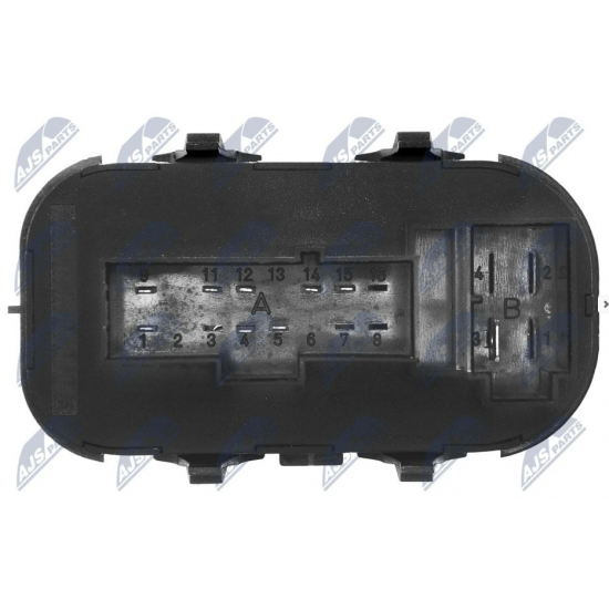 ΔΙΑΚΟΠΤΗΣ ΗΛΕΚΤΡΙΚΩΝ ΠΑΡΑΘΥΡΩΝ FORD FOCUS '98-'01/ '02-'05 (ΔΙΠΛΟΣ)| 9PIN/ LH