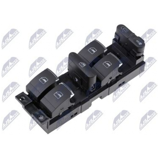 ΔΙΑΚΟΠΤΗΣ ΗΛΕΚΤΡΙΚΩΝ ΠΑΡΑΘΥΡΩΝ VW BORA 1998-,GOLF IV 1997-,PASSAT B5 1996-,SEAT LEON 1999-,TOLEDO 1999-10PIN