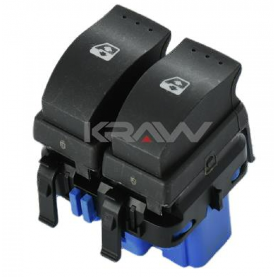 ΔΙΑΚΟΠΤΗΣ ΗΛΕΚΤΡΙΚΩΝ ΠΑΡΑΘΥΡΩΝ RENAULT KANGOO '08/ MASTER '10/ TRAFIC II/ DACIA DUSTER ΔΙΠΛΟΣ| 10PIN