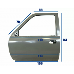 ΠΟΡΤΑ TOYOTA HILUX YN85/LN85/90/YN110/LN110 '89-'96 ΜΟΝΗ/ΜΙΑΜΙΣΗ ΔΕΞΙΑ