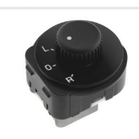 NTY Διακόπτης Καθρεφτών Αυτοκινήτου για Skoda Octavia 5 6pin Μαύρο 