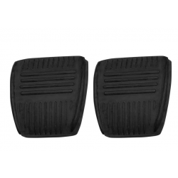 Σετ Πεταλιέρες Αντιολισθητικές Αυτοκινήτου για Toyota Corolla / Hilux / Starlet από Λάστιχο Μαύρες 2τμχ