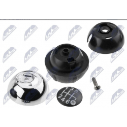 ΠΟΜΟΛΟ ΤΑΧΥΤΗΤΩΝ FIAT 500 ABARTH 2007-/CHROME SILVER-BLACK CAP-6