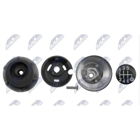 ΠΟΜΟΛΟ ΤΑΧΥΤΗΤΩΝ FIAT 500 ABARTH 2007-/CHROME SILVER-BLACK CAP-6