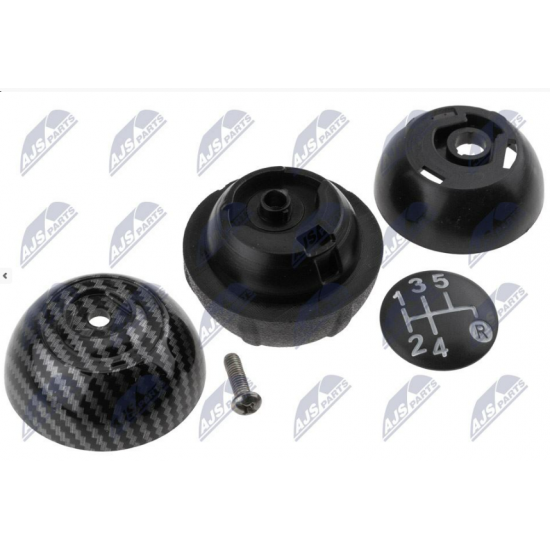 ΠΟΜΟΛΟ ΤΑΧΥΤΗΤΩΝ FIAT 500 2007-/Black Carbon Fiber Texture-BLACK CAP-5