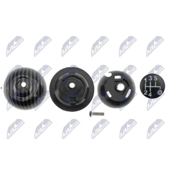 ΠΟΜΟΛΟ ΤΑΧΥΤΗΤΩΝ FIAT 500 2007-/Black Carbon Fiber Texture-BLACK CAP-5