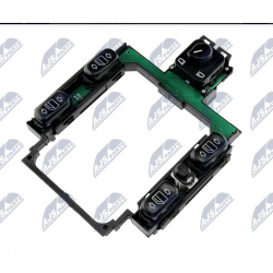 Διακόπτης Παραθύρων Αυτοκινήτου για Mercedes-Benz C Class W202 18pin Μαύρο EWS-ME-009