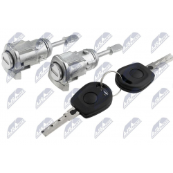 ΑΦΑΛΟΣ ΠΟΡΤΑΣ VW POLO 2002-,FOX 2004-/WK£ADKA LEFT I RIGHT +2 KLUCZE/