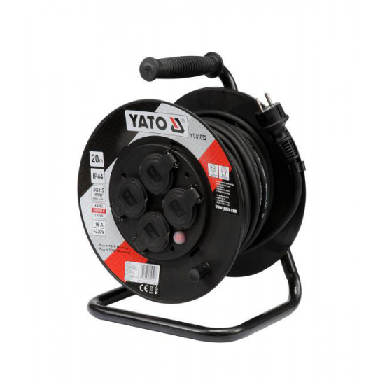 Yato ΜΠΑΛΑΝΤΕΖΑ 3x1.5mm² ΜΑΥΡΟ 20M YT-81052