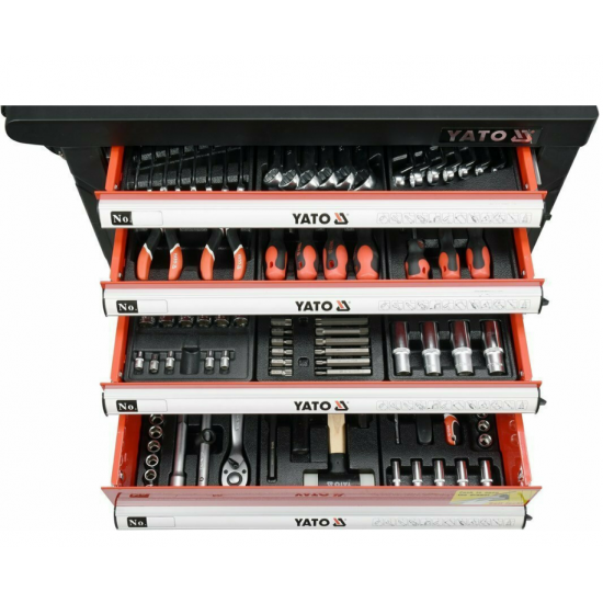 YATO ΕΡΓΑΛΕΙΟΦΟΡΟΣ ΜΕ 6 ΣΥΡΤΑΡΙΑ ΚΑΙ 185 ΕΡΓΑΛΕΙΑ YT-55307