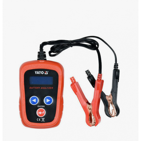 Ψηφιακό Battery Tester με Κροκοδειλάκια