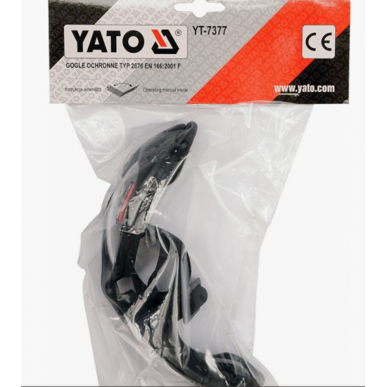 Yato Γυαλιά / Μάσκα Εργασίας για Προστασία με Διάφανους Φακούς