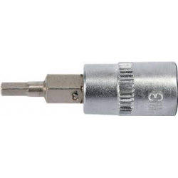YATO SOCKET BIT  1/4" Hex 3mm L=37mm YT-04370