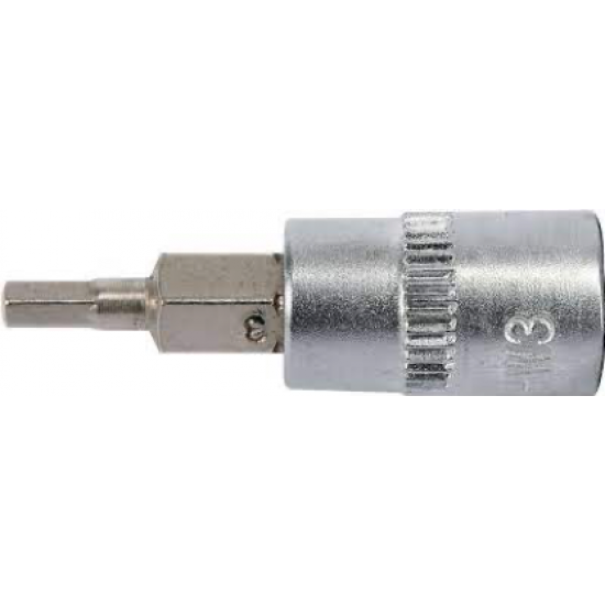 YATO SOCKET BIT  1/4" Hex 3mm L=37mm YT-04370