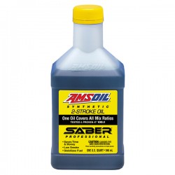 AMSOIL SABER PROFESIONAL SYNTHETIC 2-STROKE OIL 946ml