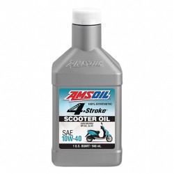AMSOIL FORMULA 4-STROKE 100% SYNTHETIC 10W40 SCOOTER OIL 946ml