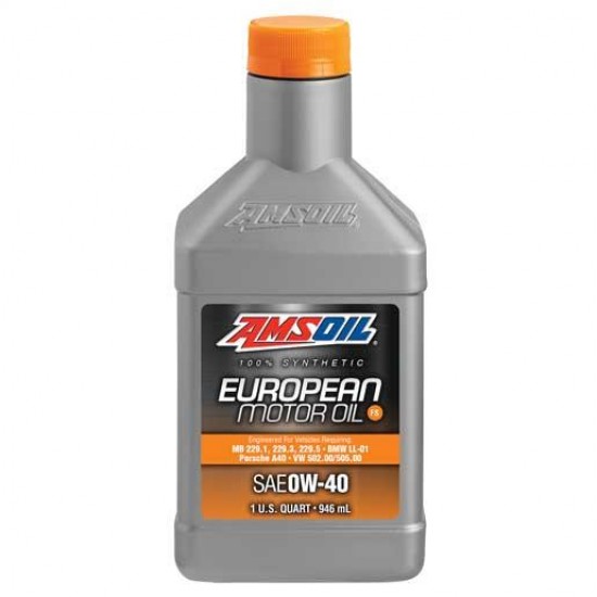 AMSOIL 0W-40 FS SYNTHETIC EUROPEAN MOTOR OIL 946ml