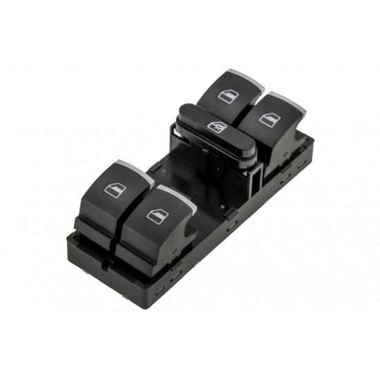 ΔΙΑΚΟΠΤΗΣ ΗΛΕΚΤΡΙΚΩΝ ΠΑΡΑΘΥΡΩΝ VW GOLF 5 1K/ JETTA/ PASSAT B6/B7 (4ΠΛΟΣ)| 10PIN/ LH ME NIKEΛ