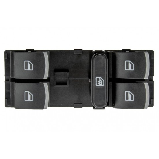 ΔΙΑΚΟΠΤΗΣ ΗΛΕΚΤΡΙΚΩΝ ΠΑΡΑΘΥΡΩΝ VW GOLF 5 1K/ JETTA/ PASSAT B6/B7 (4ΠΛΟΣ)| 10PIN/ LH ME NIKEΛ