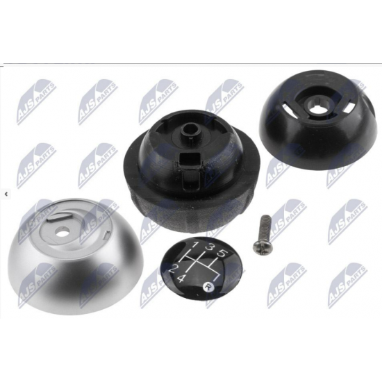 ΠΟΜΟΛΟ ΤΑΧΥΤΗΤΩΝ FIAT 500C ABARTH 2007-/MATTE SILVER-BLACK CAP-5 