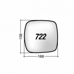 ΚΡΥΣΤΑΛΛΟ ΚΑΘΡΕΠΤΗ RENAULT KANGOO '08-'12 (ΘΕΡΜΑΙΝΟΜΕΝΟ, ΜΕ ΒΑΣΗ, ΧΡΩΜΙΟ) ΑΡΙΣΤΕΡΟ/ΔΕΞΙ