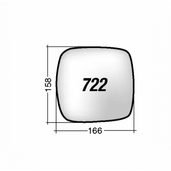 ΚΡΥΣΤΑΛΛΟ ΚΑΘΡΕΠΤΗ RENAULT KANGOO '08-'12 (ΘΕΡΜΑΙΝΟΜΕΝΟ, ΜΕ ΒΑΣΗ, ΧΡΩΜΙΟ) ΑΡΙΣΤΕΡΟ/ΔΕΞΙ